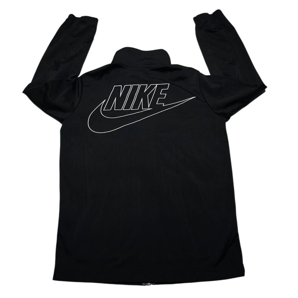 Nike Sportswear Tracksuit Jacket Kids Medium Black White DD0324-010 Youth